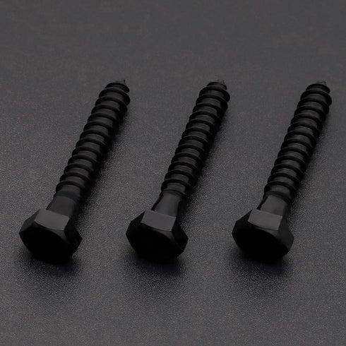 1/4 x 4" (10 Pack) Stainless Steel Hex Lag Bolts, Hexagon Head Lag Screws Bolts, Stainless Steel 304 (18-8), UNC Coarse Thread, Tip Point, Deck Sc...