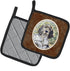 Caroline's Treasures 7065PTHD English Setter Patience Pair of Pot Holders Kitchen Heat Resistant Pot Holders Sets Oven Hot Pads for Cooking Baking...