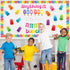 53 Pcs Summer Bulletin Board Decorations Set Ice Pop Classroom Decor Ice Lolly Paper Cutouts with Bulletin Board Borders for Summer Ice Cream Part...
