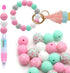 David accessories Silicone Beads 15mm Silicone Beads Bulk Round Silicone Beads for Keychain Pens Lanyards Bracelet Making DIY Craft 50Pcs (L)...