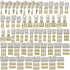 Lsgoodcare 472Pcs 6.3MM 1 2 3 4 6 8Pin Automotive Electrical Wire Connector Male Female Socket Plug and Pin Header Crimp Wire Terminals Box Kit fo...