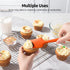 U-Taste Silicone Baking Spatula Set: 600ºF High Heat Resistant, Food Grade Flexible Rubber Kitchen Cooking Mixing Scraper, Food Grade Seamless Ute...