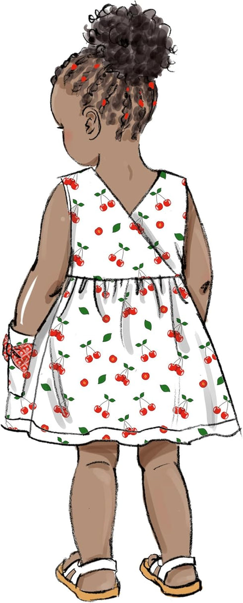 Butterick Toddlers' Dresses and Rompers Sewing Pattern Packet, Design Code B6987, Sizes 1/2-1-2-3-4, Multicolor...