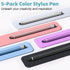 Stylus for Touch Screens, 5-Pack Stylus Pen for iPad High Sensitivity & Precision Capacitive Stylus Compatible with iPhone/iPad/Android/Tablet Mor...