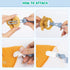 Babygoal Silicone Pacifier Clips 4 Pack, Pacifier Holder Clip for Baby Boy Girl Fits All Pacifier,Binky,Teething Toys and Teether-Neutral Color...