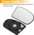 X AUTOHAUX Car Right Side Rearview Heated Mirror Glass with Backing Plate for Mercedes-Benz C-CLASS W203 2000-2007 No.A2038100221...