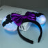 Mouse Ear Light Up Headband, Halloween Headband with LED, Flash Glowing Party Decoration Costume Headwear Hair Accessories for Women Girls...