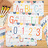 12 Pcs Alphabet Bulletin Board Set?Boho Alphabet Poster Number 0-9 Line ABC Letters for Preschool Kindergarten Classroom Wall Decor (Boho)...