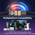 Fosmon HDMI 2.1 Cable 8K@60Hz 1ft, Premium Certified in-Wall CL3 Rated, 48Gbps Ultra High Speed, 4K@120Hz, Dynamic HDR, HDCP 2.3, 3D, eARC, 30AWG ...