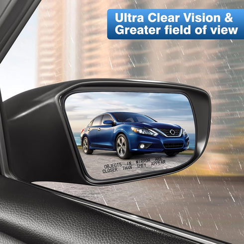 Passenger Side Mirror Replacement Glass for Nissan Altima Sentra 2013 2014 2015 2016 2017 2018, Right Side Mirror Glass, Rear View Convex Mirrors ...