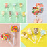 Augshy Cake Pop Bags,300 Pcs 4x6" Treat Cello Bags for lollipop with 300 Twist Ties, 1.4 mils Thickness OPP Plastic Bags for Lollipop Candy Chocol...
