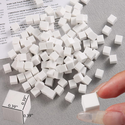 100Pcs Soft Nail Sponges for Ombre, Nail Art Sponges With Grabbing Pen, Aura Nails, Ombre Nail Brush, Manicure Nail Art Tools, Professional Access...