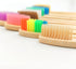 Bamboo Toothbrushes (10 Pack) | BPA Free Soft Bristles Tooth Brush, Eco Friendly Multi-Color Bristle Wood Tooth Brushes Recycled Biodegradable, So...