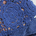 KEPSWET Cotton Handmade Crochet Lace Table Runner Blue Rectangle Coffee Table Dresser Decor (14x36 inch)...