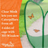 Baby Cube Clear Mesh Butterfly Cage with Drawbridge Open Door | 14”L x 14”W x 16”H | Raise Up to 10 Monarchs with POP-Up Professional Habitat by M...