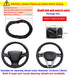 Car Steering Wheel Cover, Elastic Stretch Woven Vehicle Steering Protector Without Inner Ring, Auto Steering Protective Cover, 14.5-15 inch Univer...