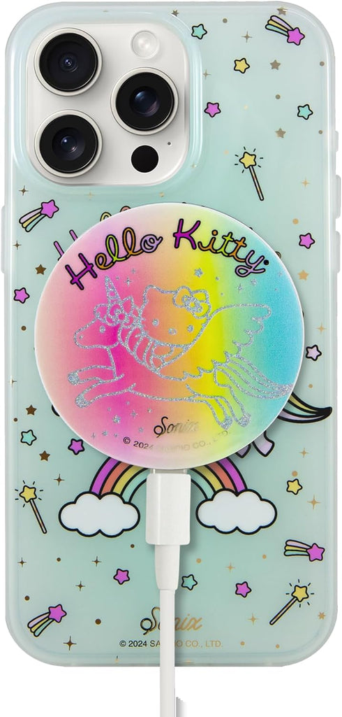 Sonix Magsafe Charger | Compatible with MagSafe for iPhone 14/13/12 Series | Fast Magnetic Wireless Charger + USB-C 6.5ft Cable (Hello Kitty Unico...