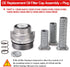 Oil Filter Housing Cap Assembly with Oil Plug 917-016CD for Select Lexus/Scion/Toyota Models, Aluminum Replace 15620-0S010, 15620-31040, 15620-310...