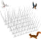 Bird Spikes, 10 Pack Pigeon Spikes of Stainless Steel for Outside to Keep Birds Away, Bird Scare Devices for Small Bird Cat Squirrel, Pigeon Spike...