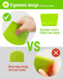 (2PCS) Dough Scraper Bowl Scraper ?Food safe Plastic Dough Cutter? Flexible Plastic Scraper Practical Bench Scraper Multipurpose Food Scrappers fo...