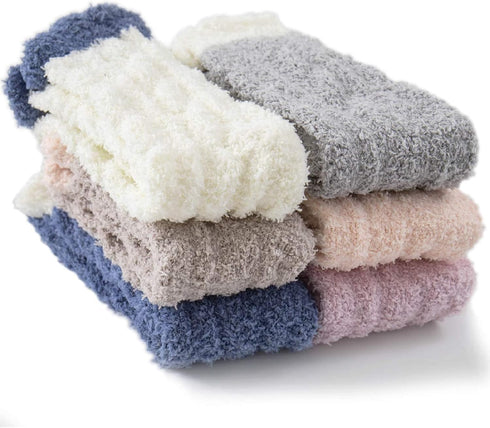 TEHOOK Warm & Cozy Gifts for Women, Fluffy Fuzzy Sock, Plush Sleeping Slipper Socks - Soft Warm Fabric...