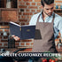 Perfect Blank Recipe book - Recipe Book to Write In Your Own Recipes,Organize Your Recipes- Waterproof Cover and 186 Blank Pages Recipe Notebook (...