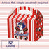 chiazllta Baseball Party Favor Treat Boxes Gift Boxes Baseball Candy Cookies Snack Goody Cardboard Box with Handles for Kids Sports Party Supplies...