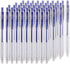 1901 Retractable Ballpoint Pen with Soft Grip, Fine Point 0.7mm, 40-Pack (Blue Ink)...