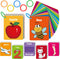 Toddler Flash Cards Baby Cognitive Flashcards for Kids, Learning Alphabet, Numbers, Shapes & Colors, Animals, First Words, Body Parts, Foods, Pres...