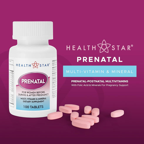 Prenatal Vitamins for Women Before, During & After Pregnancy Prenatal-Postnatal Multivitamins with Folic Acid & Minerals for Pregnancy Support| Da...