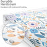 Cute Binder 1 Inch 3 Ring Trapper Keeper Binders with Clear Interior Pockets for Letter-Size(11" x 8.5") Paper,Aesthetic Three Ring Binder for Stu...