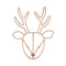 NoJo Deer Shaped Wire Nursery Wall Decor, Finish, Copper...