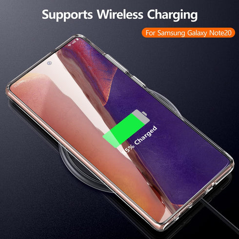 Rayboen for Samsung Galaxy Note 20 Case, Crystal Clear Shockproof Protective Durable Slim Fit Phone Cover for Galaxy Note 20 5G with Transparent H...
