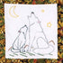 Jack Dempsey Needle Art Wilderness Animals Hand Embroidery, White...