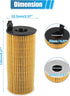 X AUTOHAUX Engine Oil Filter Replacement 11-42-8-575-211 Oil Fuel Filter for BMW X3 XDrive30i 2.0L L4 - Gas 2018...