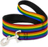 Dog Leash Flag Pride Rainbow 4 Feet Long 1.0 Inch Wide...