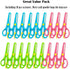 Kids Scissors, preschool 5 Inch Blunt Tip Anti-Pinch Shears, Left and Right Handed Children’ Artwork Cutter Scissors, Kindergarten Daycare Gift fo...