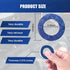 12 PCS Oil Drain Plug Gaskets, for Honda-OEM 94109-14000 Fits Most Popular Models 1973-2022, Round-Shaped Car Sealing Washer, Automobile Drain Plu...