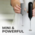 Zulay Kitchen Powerful Mini Milk Frother Handheld - Electric Hand Mixer - Portable Frother Wand for Coffee - Small Drink Blender for Lattes, Cappu...