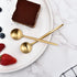 IMEEA Espresso Spoons Gold Demitasse Spoons Stainless Steel Coffee Spoons Mini Teaspoons 5.1-Inch, Set of 6...