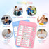 Audab 2Pcs Dry Erase Chore Chart for Kids, Magnetic Checklist Board, My Chores Slider Chart to Do List Board, Routine Chart Schedule Board Task Tr...
