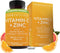Viva Naturals Vitamin C and Zinc Supplement (250 Capsules) - 1000 mg Vitamin C with Zinc 20 mg Antioxidant Supplements for Immune Support, Plant B...