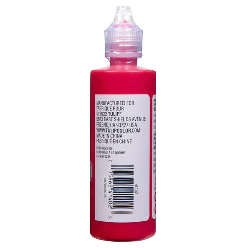 Tulip 41402 Dimensional Fabric Paint 4oz Slick Deep Red...