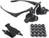 LED Illuminated Double Eye Jeweler Watch Repair Magnifying Glasses Loupe Headband Magnifier -8 Interchangeable Lens: 2.5X/4X/6X/8X/10X/15X/20X/25X...