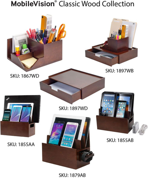 Compatible Apple Watch Stand Adapter for use with MobileVision Wood Charging Stations and Multi-Device Organizers...