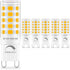 Sailstar G9 LED Bulb Dimmable 40W Equivalent, G9 Bulb 3000K Warm White, 400 Lumens, 360° Beam Angle, No Flicker, 120V, G9 Bi-pin Bulb Ceramic Base...