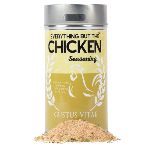 Everything But The Chicken Seasoning | Gourmet Seasoning | Artisanal Spice Blend | All Natural | Non GMO | Hand Crafted | Made In USA | 7.2 oz (20...