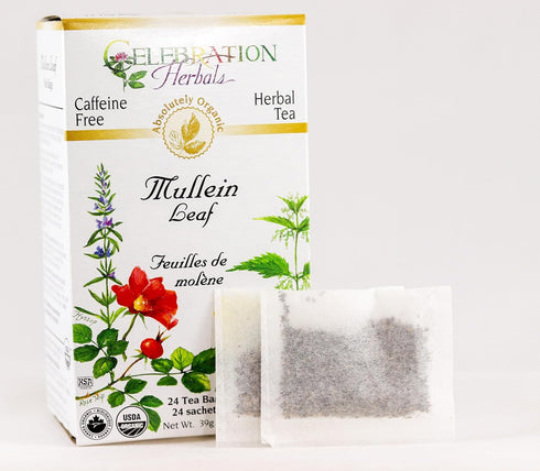Celebration Herbals Organic Mullein Leaf Tea Bags 24 Count...