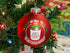 Tree Buddees Jelly of The Month Club Red Glass Christmas Ornament...