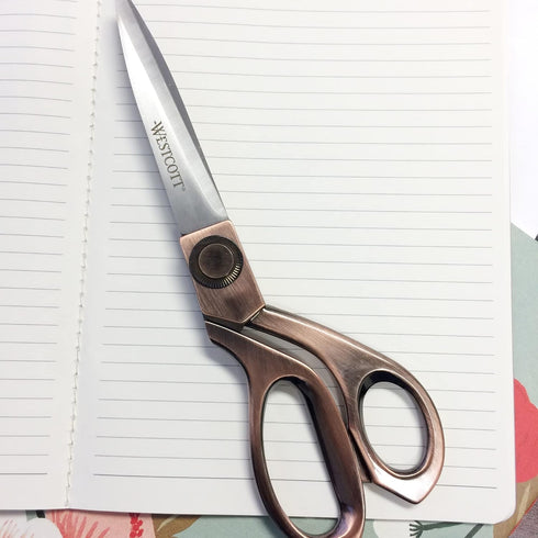 Westcott 16459 8-Inch Stainless Steel Copper-Finish Scissors For Office and Home...